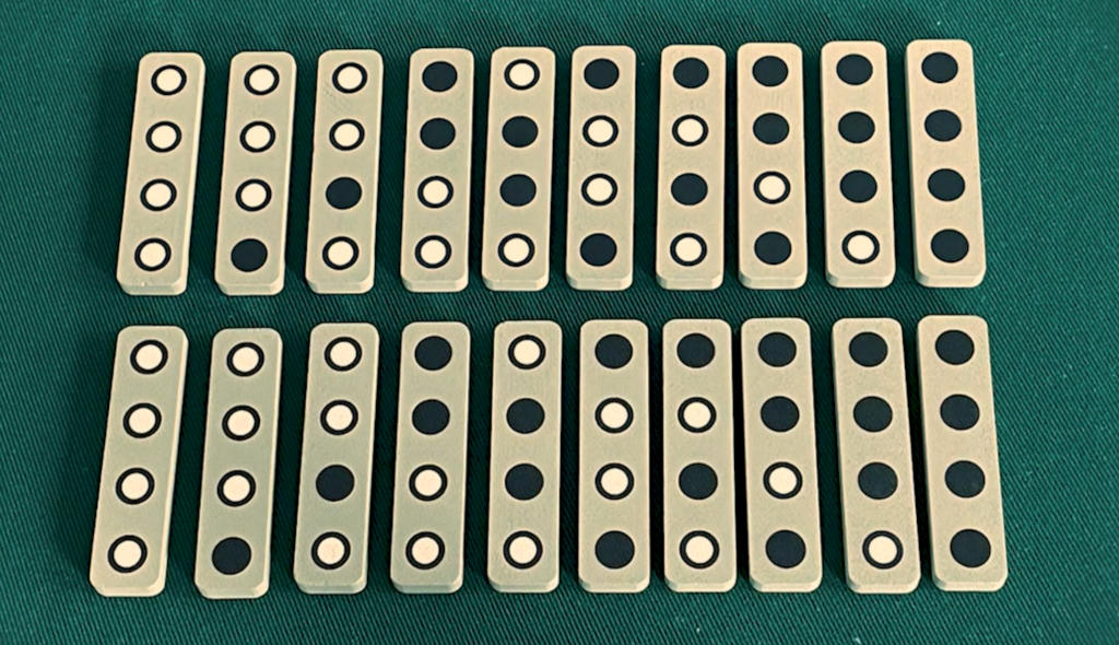 All 20 Shuffledot tiles